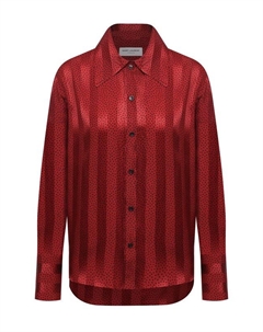 Шелковая рубашка Saint laurent