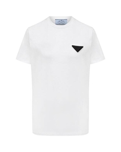 Хлопковая футболка Prada