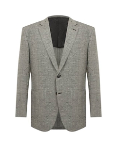Пиджак из шелка и кашемира Brioni