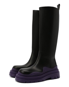 Кожаные сапоги BV Tire Bottega veneta