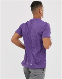 Фиолетовая футболка с жаккардовым принтом Nike Miler Nike running