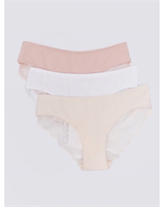 Набор трусов с кружевом (3 шт. в комплекте) Zolla