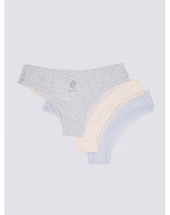 Набор трусов с кружевом (3 шт. в комплекте) Zolla