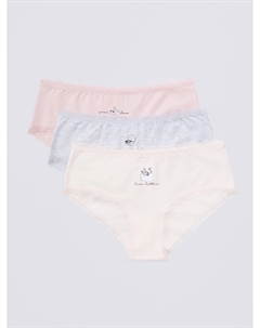 Набор трусов с кружевом (3 шт. в комплекте) Zolla