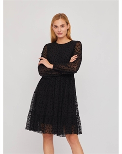 Ярусное платье длины мини на кулиске Zolla