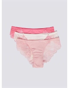 Набор трусов с кружевом (3 шт. в комплекте) Zolla