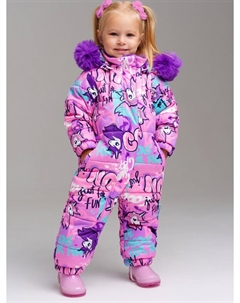 Комбинезон детский текстильный с полиуретановым покрытием для девочек Playtoday baby