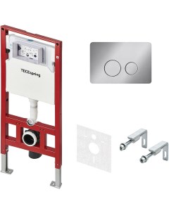 Инсталляция Spring S955302 для унитаза с клавишей смыва Нержавеющая сталь Tece