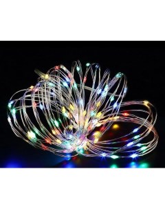 Гирлянда SHLIGHTS LDM100M светодиодная нить, ламп: 100шт., 10м, от сети, разноцветный (4690601047335) Shlights