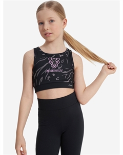 Спортивный топ бра для девочек, Черный Demix