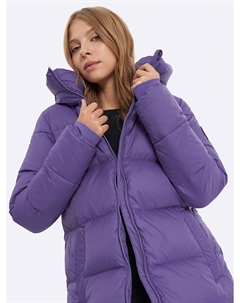 Пуховик женский, Фиолетовый Demix