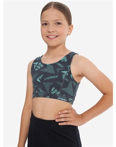 Спортивный топ бра для девочек, Голубой Demix