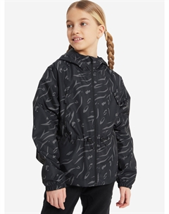 Ветровка для девочек, Черный Demix