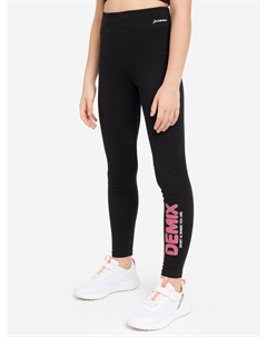 Легинсы для девочек, Черный Demix