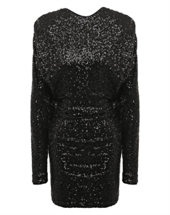 Платье с отделкой пайетками Pinko