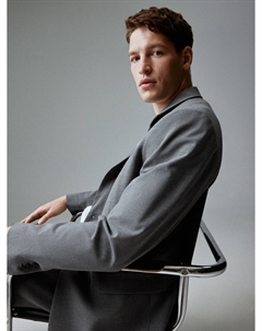 Однобортный пиджак приталенного кроя Sela