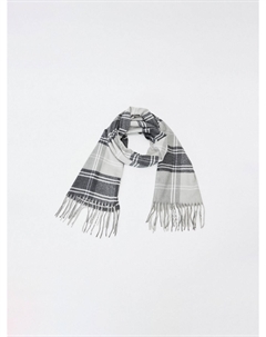 Объемный шарф в клетку Sela