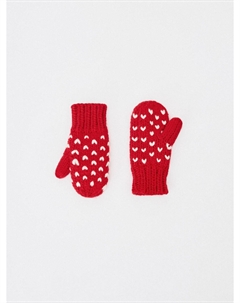 Варежки с жаккардовым узором для девочек Sela