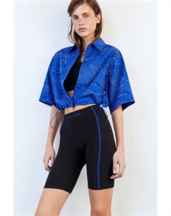 Шорты-велосипедки в рубчик с надписью Befree