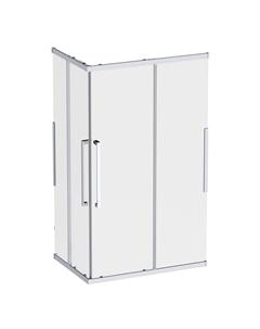 Душевой уголок Func Square Slide 120х80 W84G-403-12080-MТ без поддона, профиль хром, стекло прозрачное Am.pm.