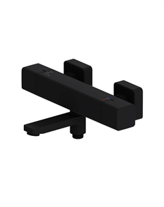 Смеситель для ванны и душа Gala 533000300 с термостатом, черный Damixa