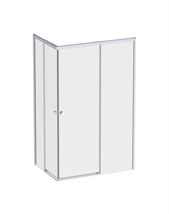 Душевой уголок X-Joy Square Slide 120х80 W94G-403-12080-MТ без поддона, профиль хром, стекло прозрачное Am.pm.