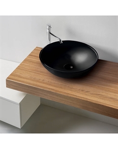 Раковина накладная Ciotola 46 см 430331 черная матовая Kerasan