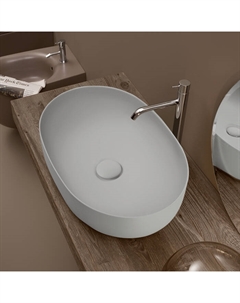 Раковина накладная Nolita 60 см 534359 светло-серая Kerasan