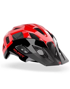 Велошлем CROSSWAY, Black - Red Shiny, HL760042 Rudy project