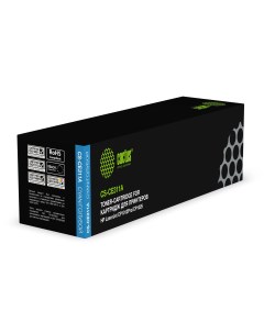 Картридж лазерный Cactus CS-CE311A (CE311A), голубой, 1000 страниц, совместимый для LaserJet Pro CP1025 / CP1025nw / M275 / CP1025 / CP1025nw / 100 M175a / 100 M175nw