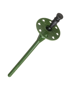 Дюбель для теплоизоляции 10х200 мм металлический гвоздь с термоголовкой (30 шт.) Daxmer