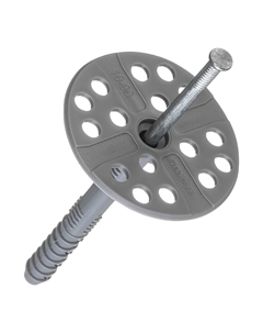 Дюбель для теплоизоляции 10х90 мм металлический гвоздь (250 шт.) Daxmer