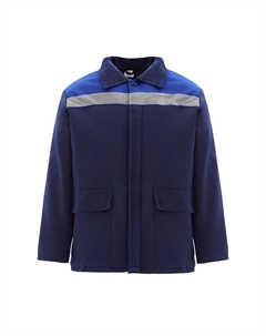 Куртка рабочая утепленная 52-54 рост 170-176 см темно-синяя/васильковая Sever