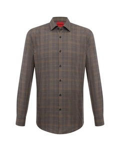 Хлопковая рубашка Hugo