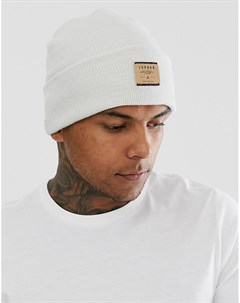 Кремовая шапка бини с логотипом на нашивке Nike Jordan