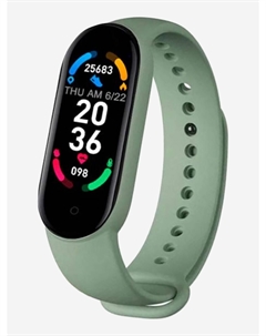 Смарт-часы BRSM66BGN с датчиком кислорода в крови, трекером сердечного ритма, трекером сна, Зеленый Bandrate smart