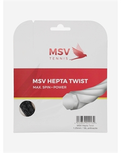 Струна для большого тенниса MSV Hepta Twist, Серый Mauve
