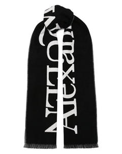 Хлопковый шарф Alexander mcqueen