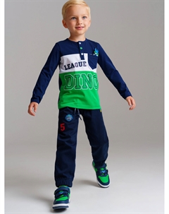 Брюки текстильные утепленные флисом для мальчиков Playtoday kids