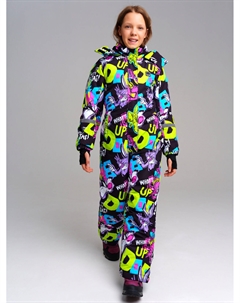 Комбинезон текстильный с полиуретановым покрытием для девочек Playtoday tween