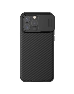 Чехол-накладка Nillkin CamShield Pro для iPhone 15 пластиковый (черный)