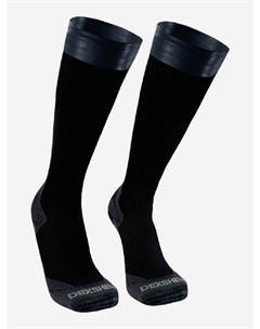 Носки-гетры мужские Wading Pro водонепроницаемые высокие для охоты и рыбалки мембранные с мериносовой шерстью, Черный Dexshell