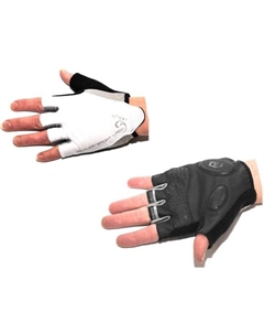 Велоперчатки женские Lady Sport Gel, черно-белые, 8-7130568 (Размер: L) Author