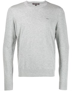 Michael michael kors свитер узкого кроя с логотипом xl серый Michael michael kors