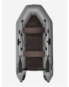 Лодка надувная ПВХ под мотор 280 ЕК с килем Серый, Серый Фрегат