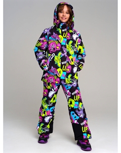 Комплект текстильный с полиуретановым покрытием для девочек: куртка, брюки Playtoday tween