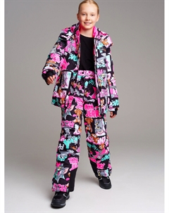 Комплект текстильный с полиуретановым покрытием для девочек: куртка, брюки Playtoday tween