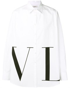 Valentino футболка с принтом vltn 39 белый Valentino