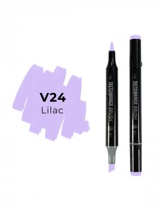 Маркер двухсторонний на спиртовой основе Brush Цвет Сиреневый Sketchmarker