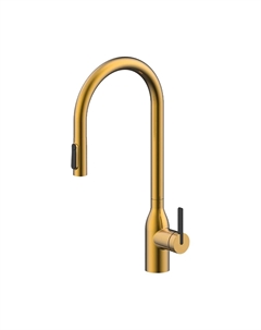 Смеситель для кухни UNIVERSAL Un213880-BG брашированное золото Paulmark